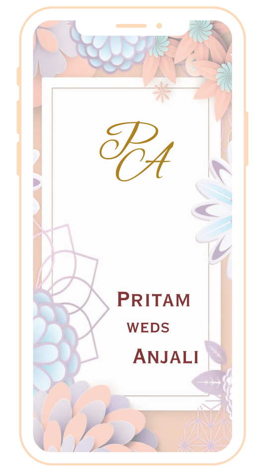 Elegant Digital Einvite | E-123