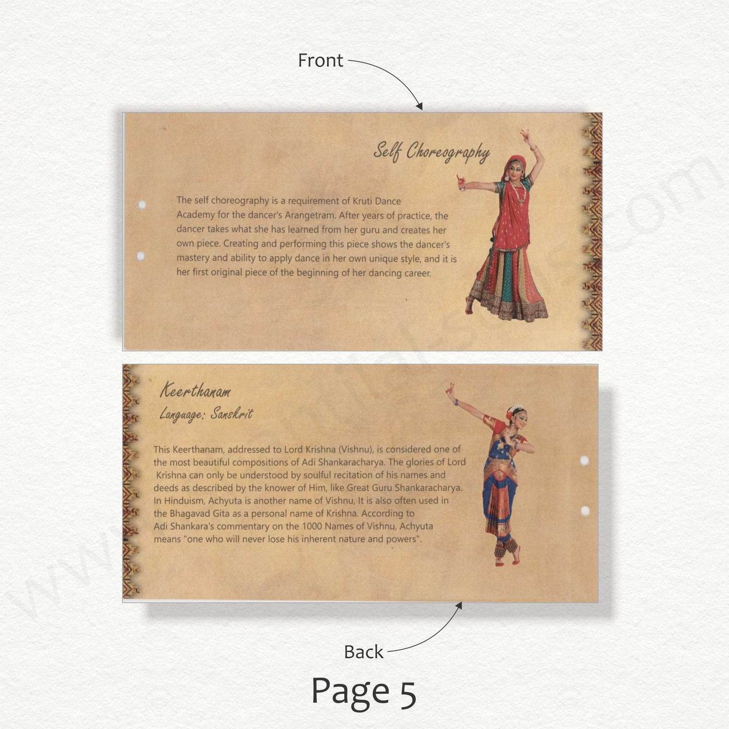 Traditional Arangetram Book | S - 9035