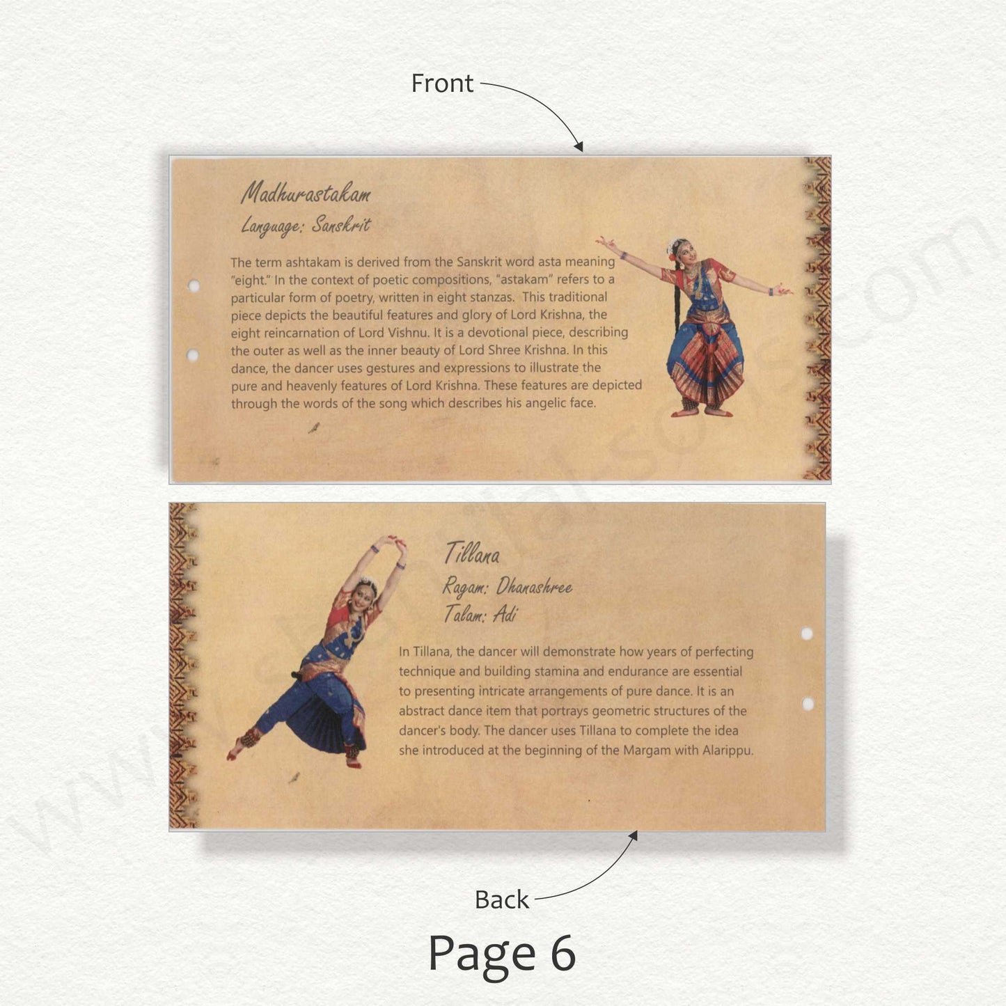 Traditional Arangetram Book | S - 9035