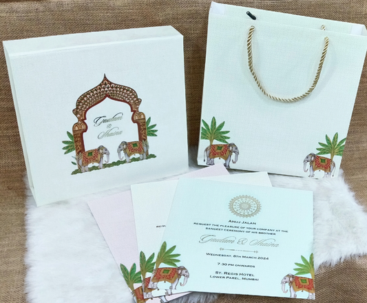Designer Box Wedding Cards | SSB-1