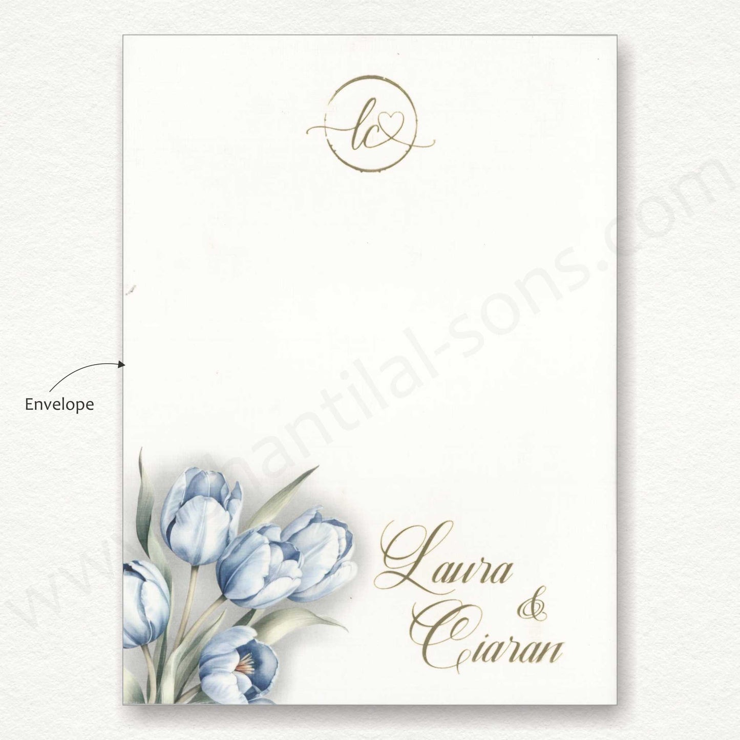 Elegant Floral Wedding Card | SS - 80151