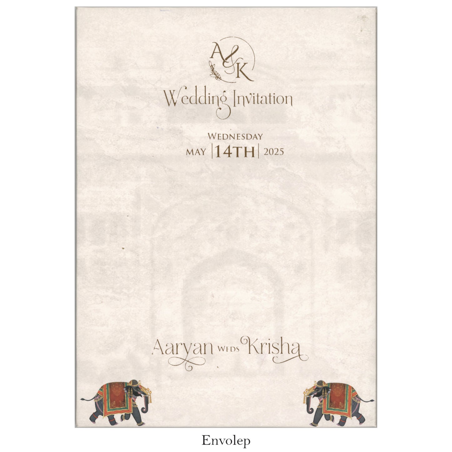 Royal Wedding Invitation Card | SS-2069