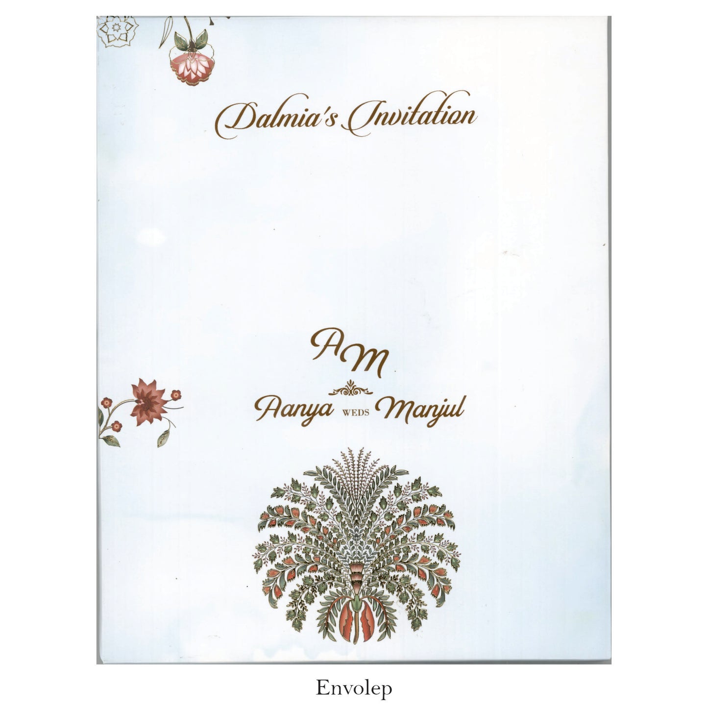 Classic Designer Wedding Invitation Card |SS-8117