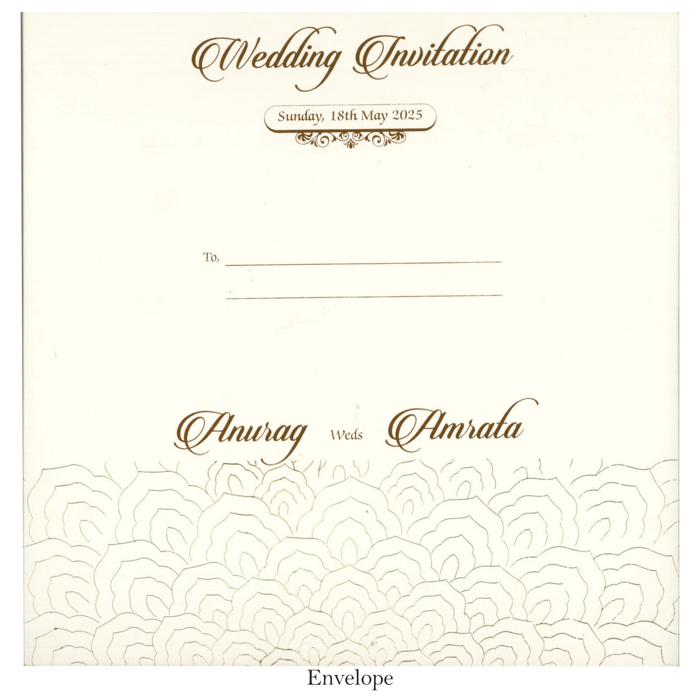 Designer Wedding Card | SS-5002 D