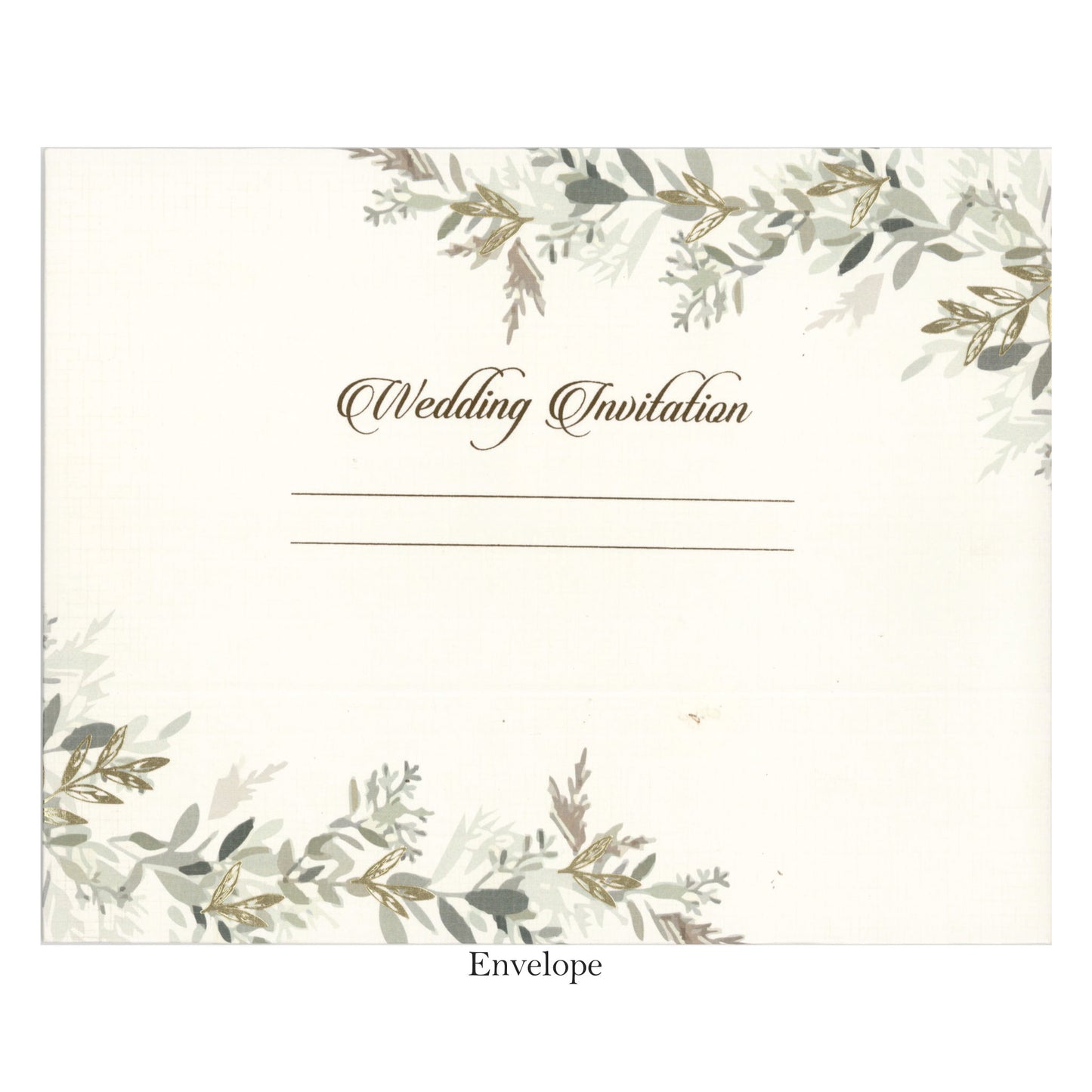 Royal & Elegant FLoral Wedding Card | SS - 8041