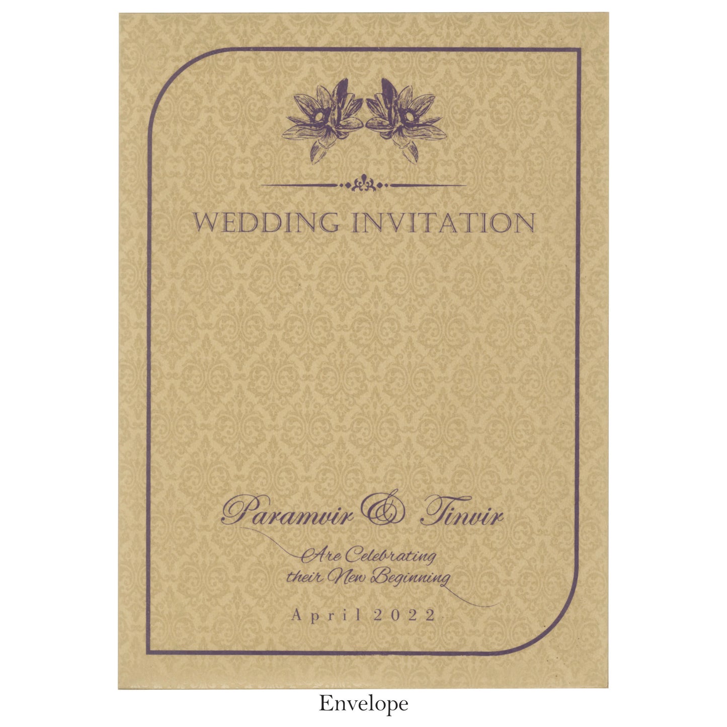 Classy Wedding Card | SS - 8036