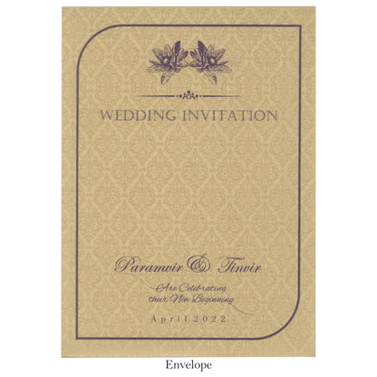 Classy Wedding Card | SS - 8036