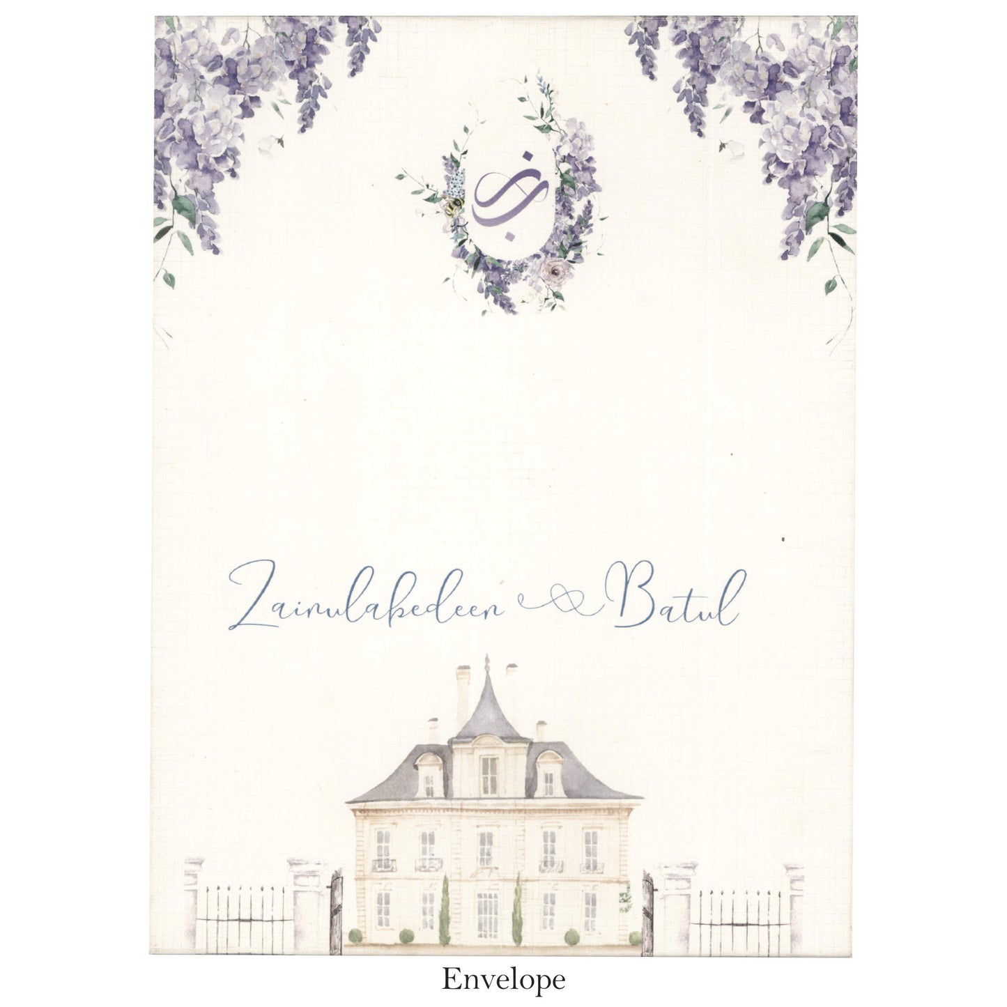 Dreamy Florals: Pastel Floral Wedding Card | SS - 8012