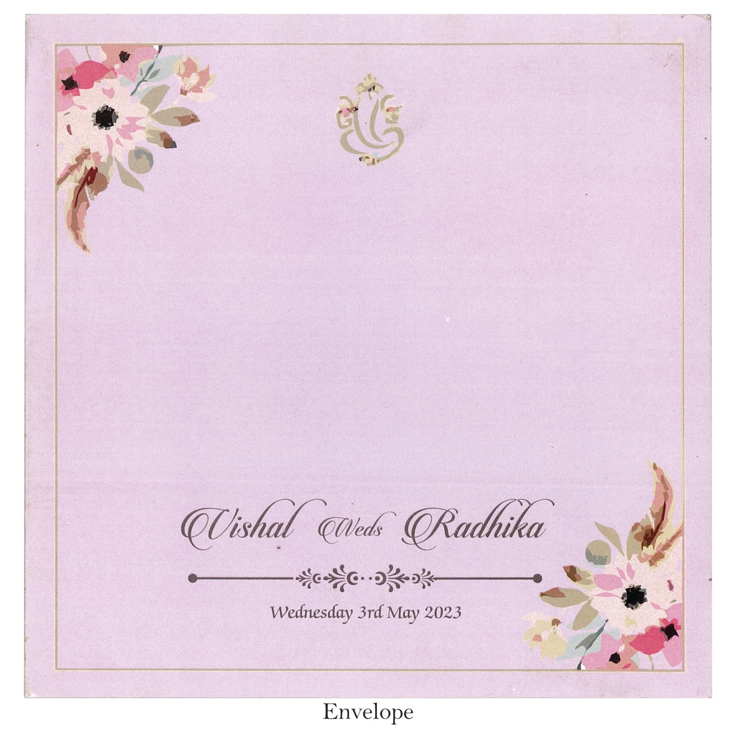 Lasercut Wedding Cards in Pastel theme |  SS - 9008