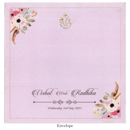 Lasercut Wedding Cards in Pastel theme |  SS - 9008