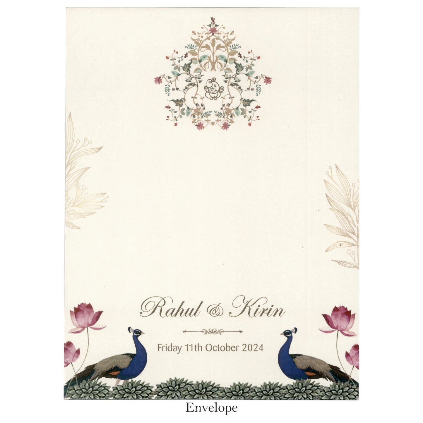 Royal Palace Door Theme Wedding Card with Wax Seal | SS - 8004