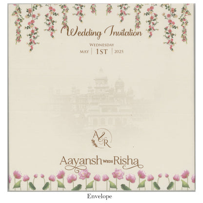 Traditional Wedding Card - Barat Theme | SS-2060