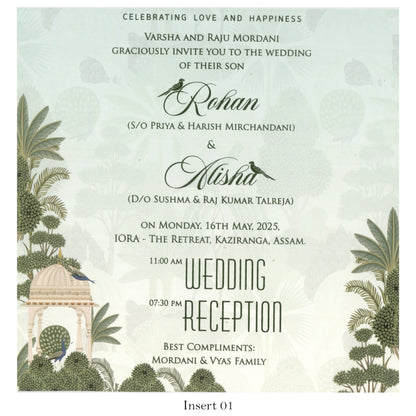 Designer Wedding Card | SS-2142