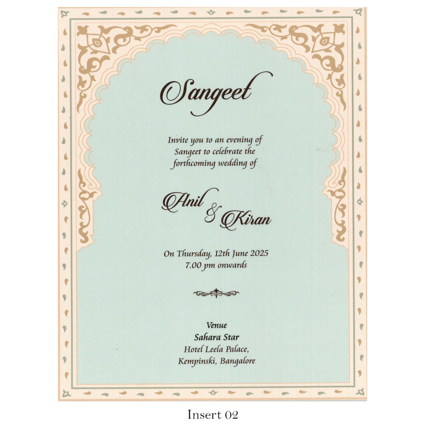 Elegant Designer Wedding Card with Beautiful Floral Touch | SS-8127