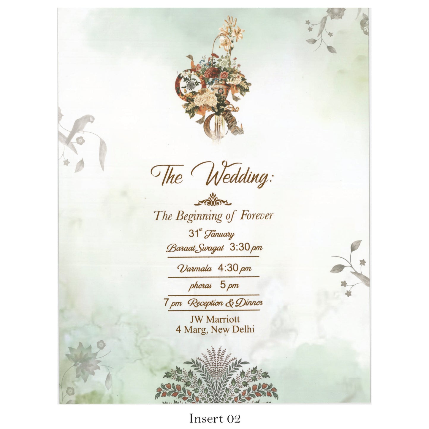 Classic Designer Wedding Invitation Card |SS-8117