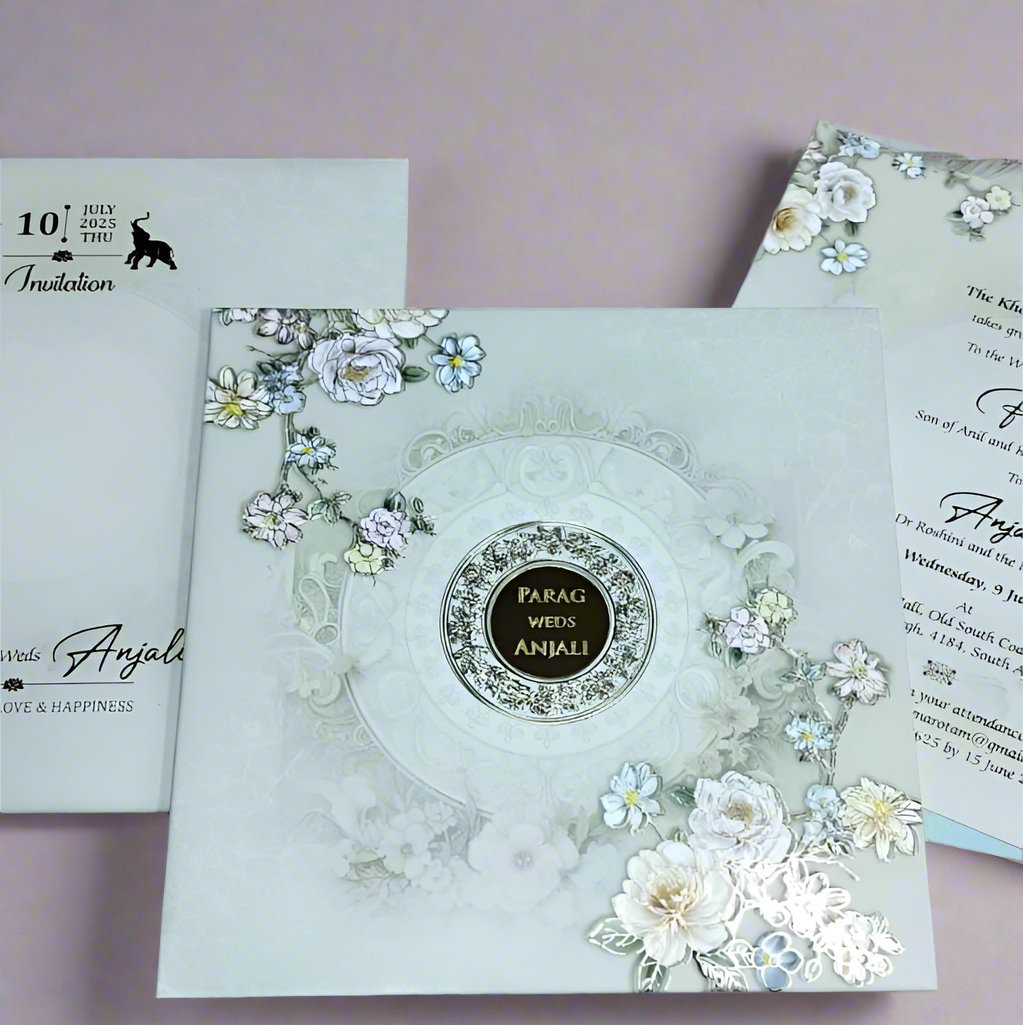 Classy Elegant Wedding Card | SS-2414