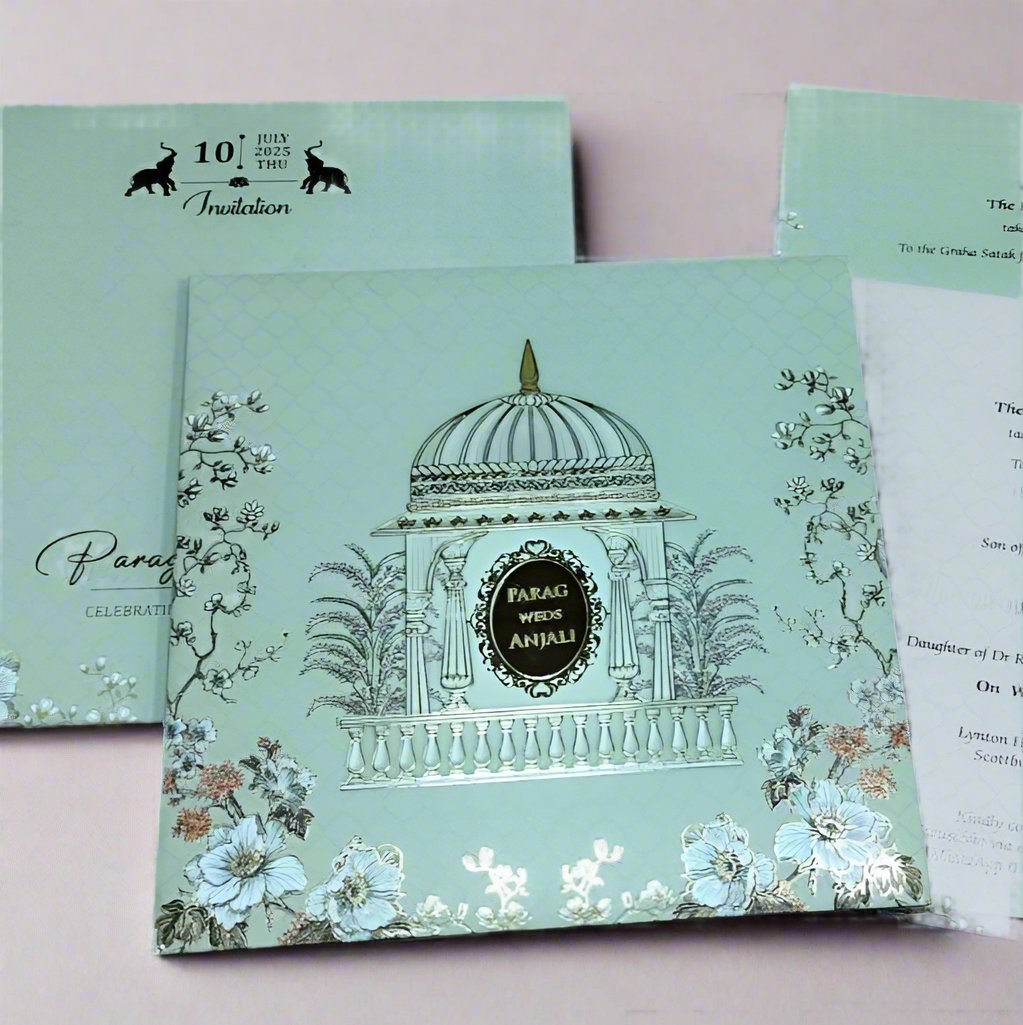 Royal Palace Wedding Card | SS-2411