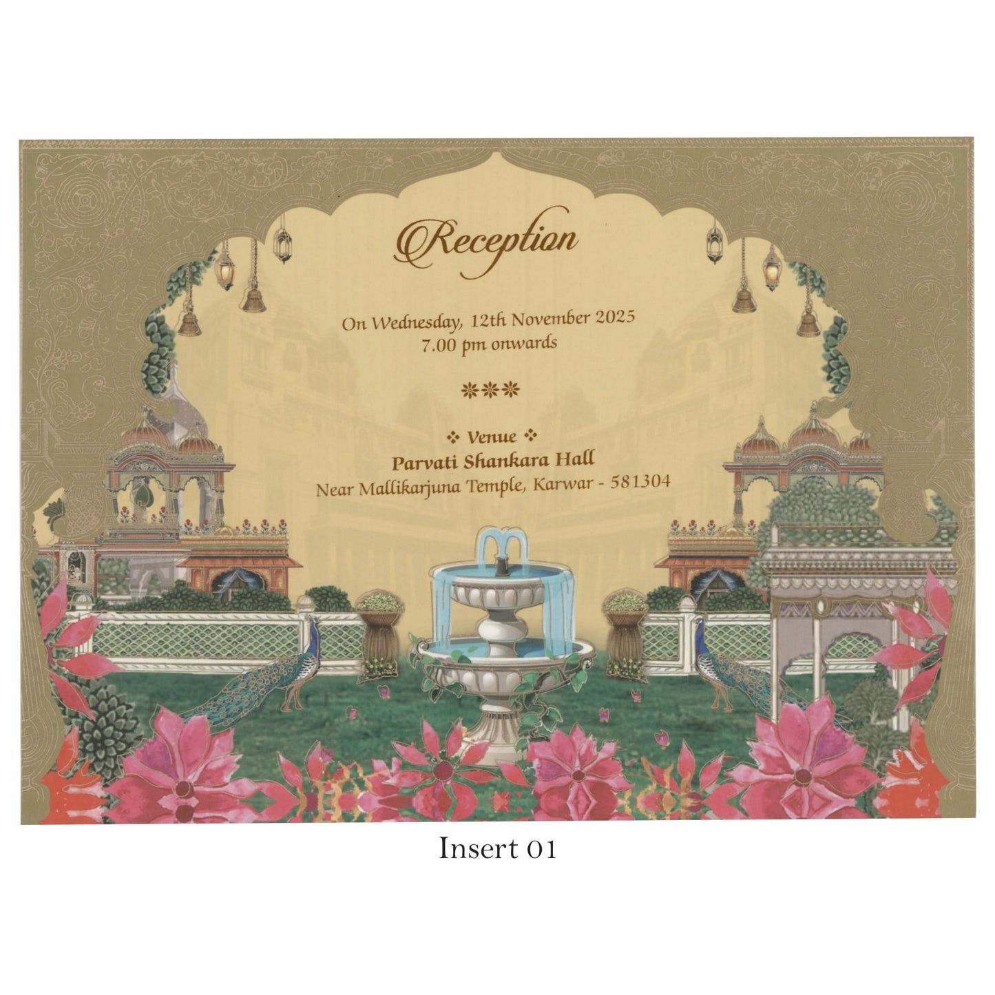 Designer Wedding Card | SS-5007 D