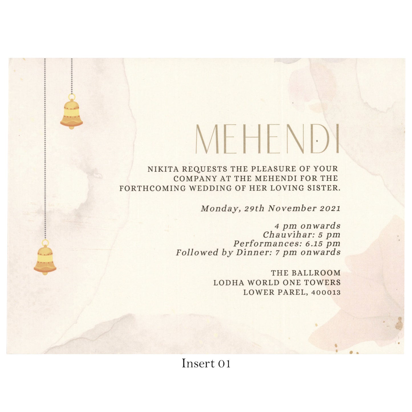 Designer Wedding Invitation Card | SS - 8044