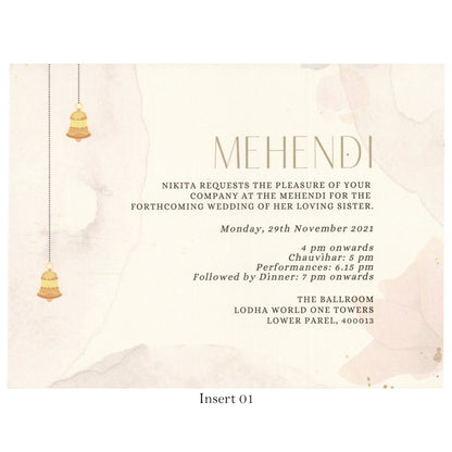 Designer Wedding Invitation Card | SS - 8044