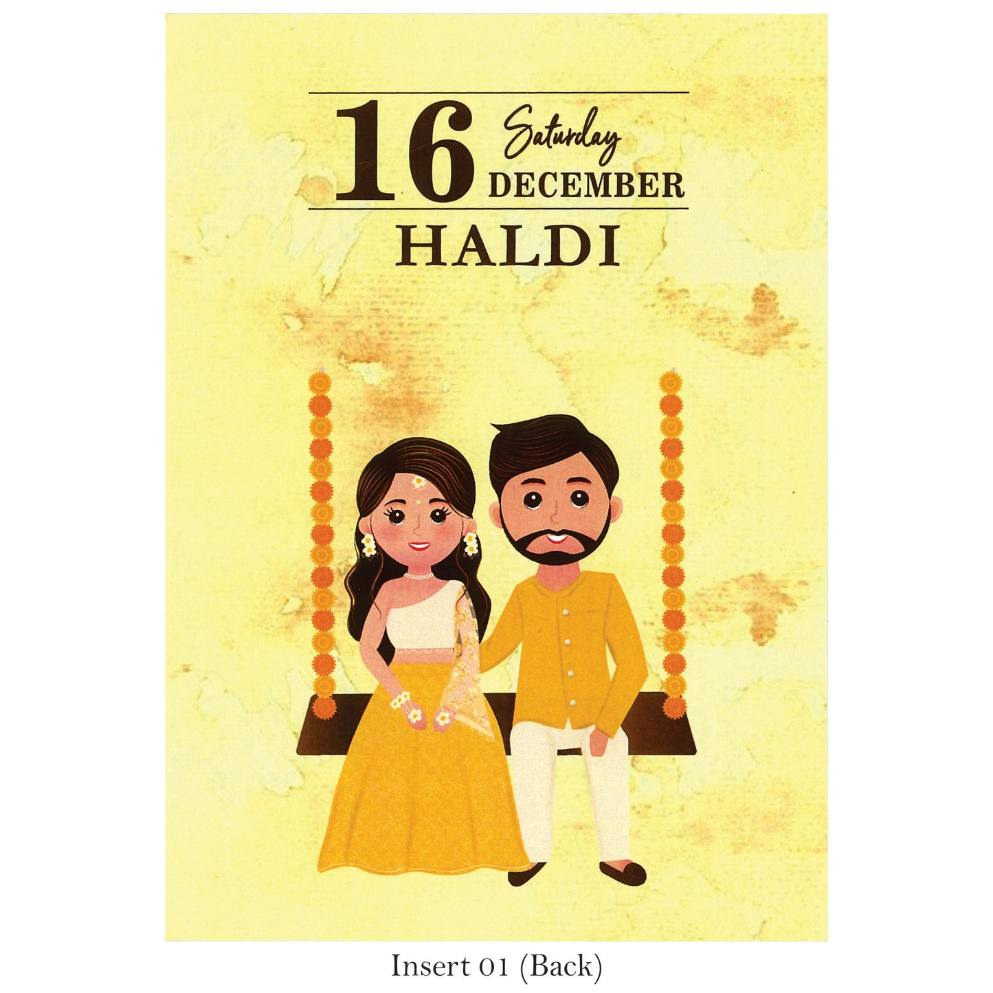 Carricature Wedding Invitation | SS - 8022