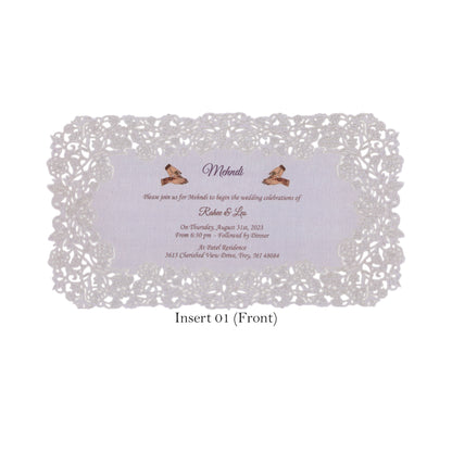 Elegant Laser-Cut Designer Card | SS - 8030