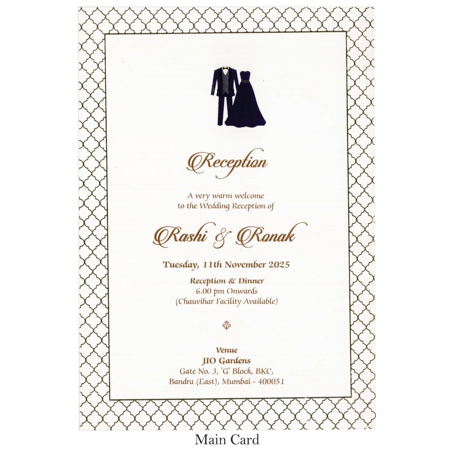 Designer Wedding Card | SS-5008 D