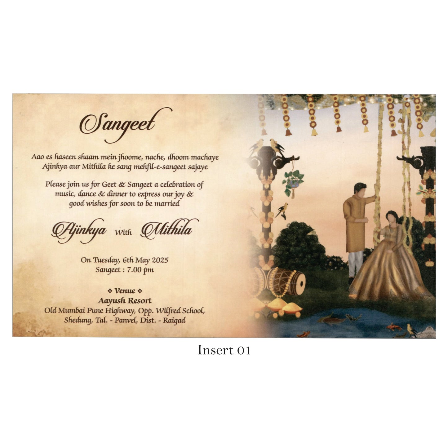 Designer Wedding Card | SS-5009 D