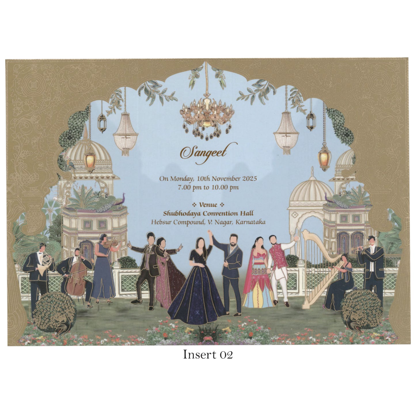 Designer Wedding Card | SS-5007 D