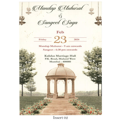 Artistry Unveiled : Tracing Classy Wax Seal Card | SS-8009