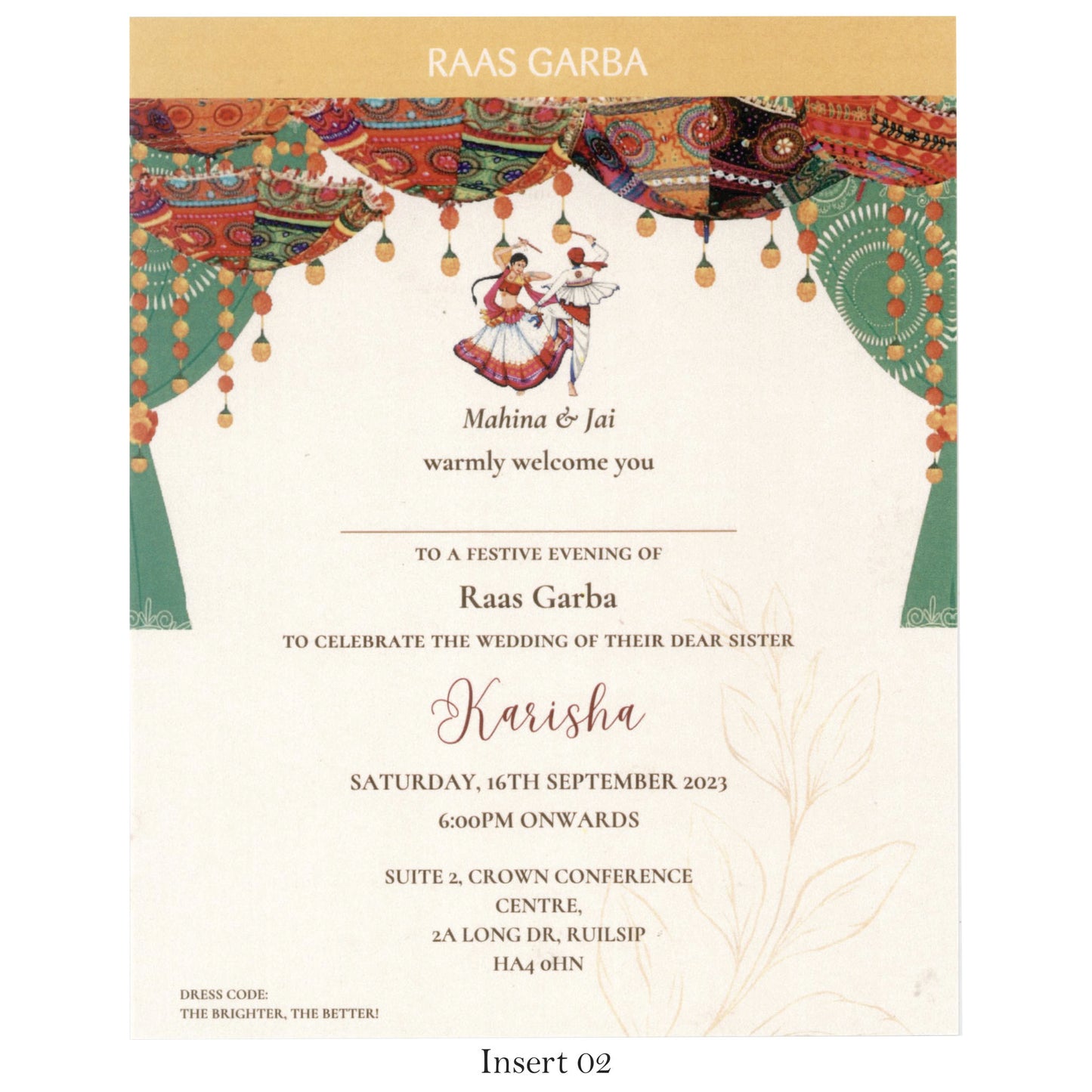 Elegant Fusion: Traditional and Simplistic Wedding Card | SS - 8024