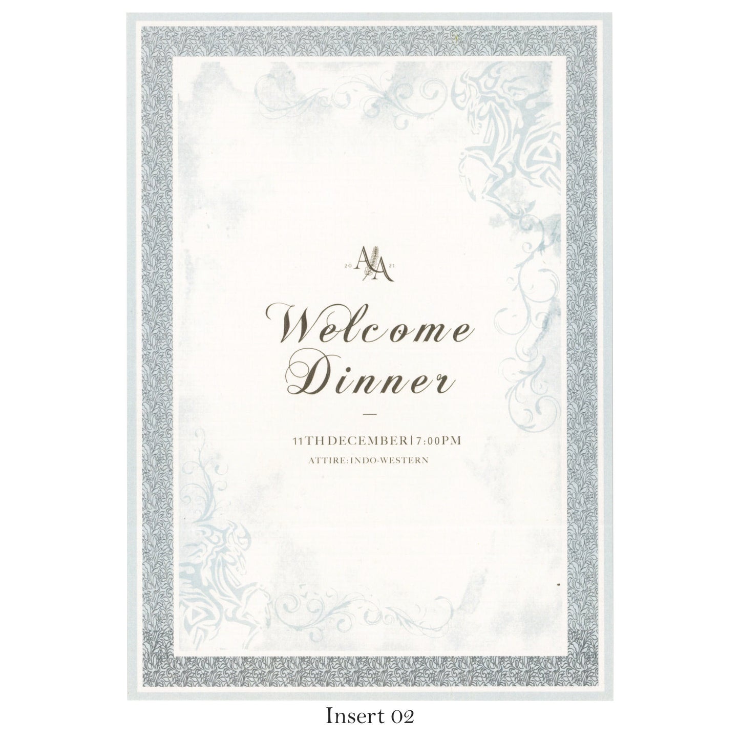 Designer Elegant Wedding Invitation | SS - 8037