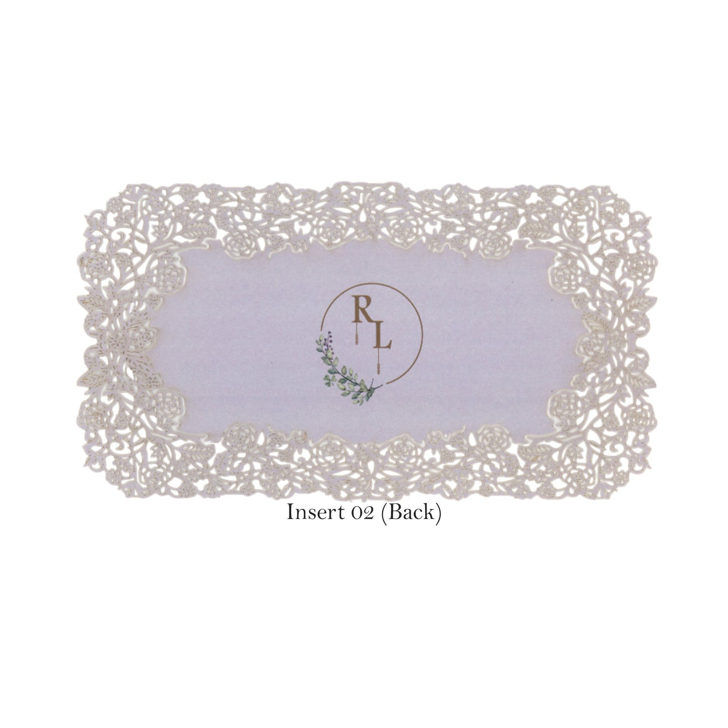 Elegant Laser-Cut Designer Card | SS - 8030