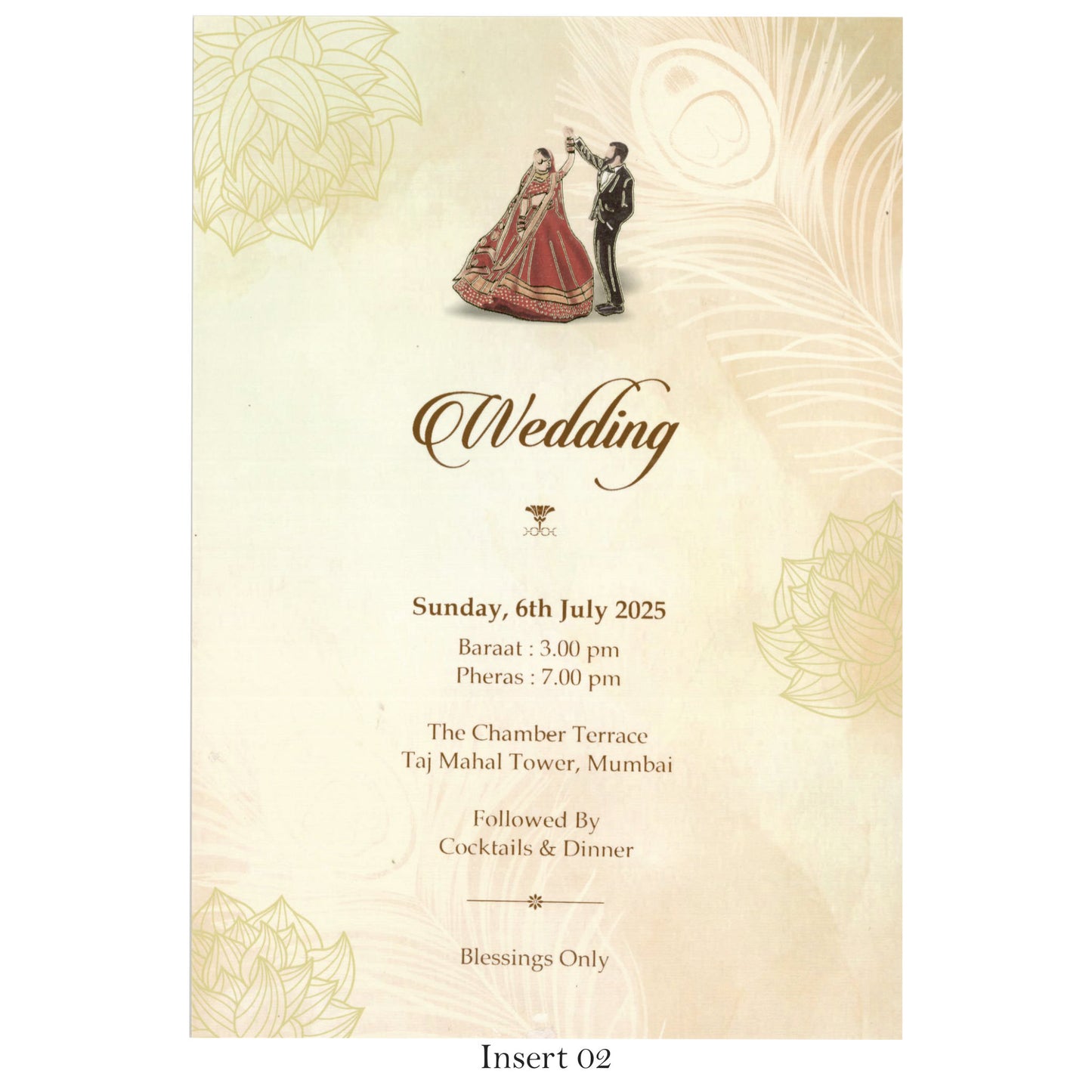 Designer Wedding Card | SS-5006 D