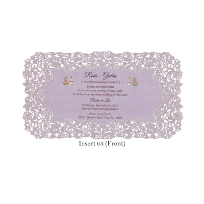 Elegant Laser-Cut Designer Card | SS - 8030