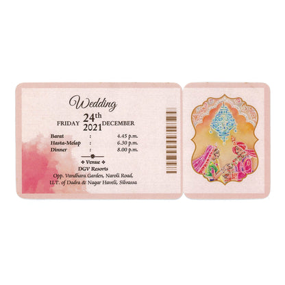 Passport Theme Wedding Invite | SS - 9001