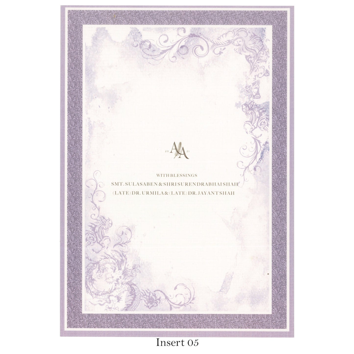 Designer Elegant Wedding Invitation | SS - 8037