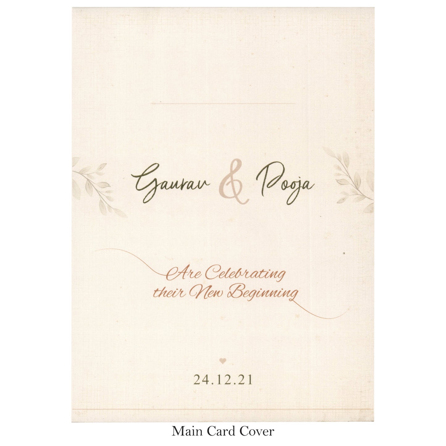 Elegant Classy Wedding Invitation | SS - 8043