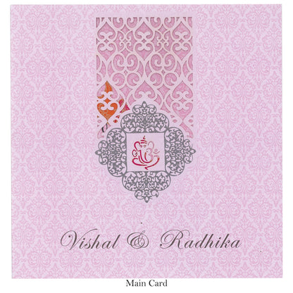 Lasercut Wedding Cards in Pastel theme |  SS - 9008