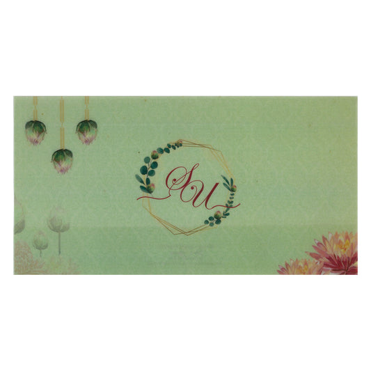 Classy Pastel Wedding Card | SS - 9002