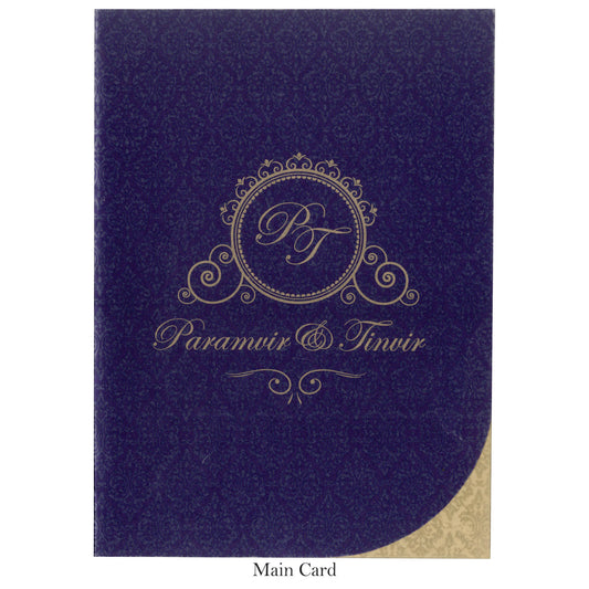 Classy Wedding Card | SS - 8036