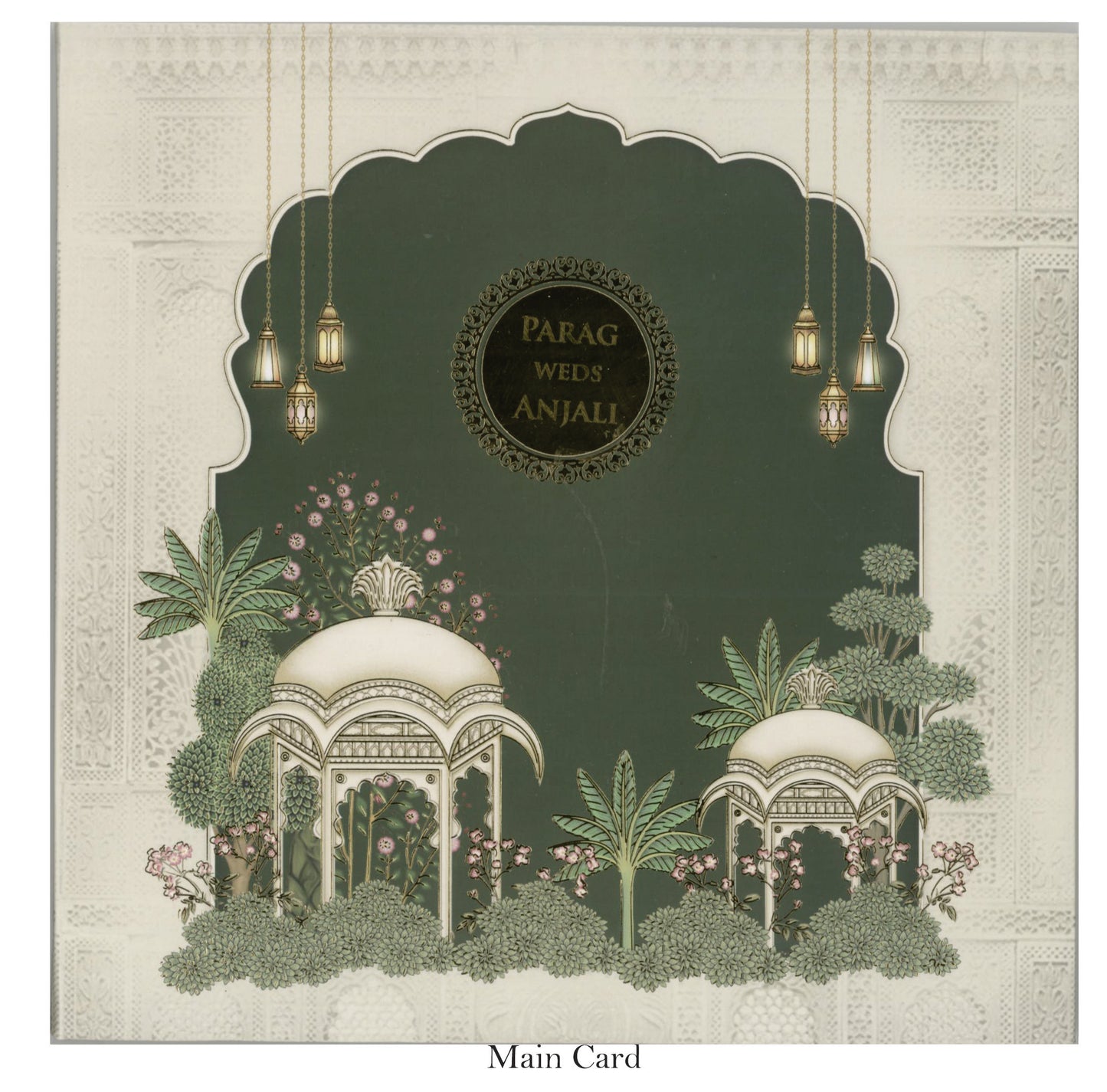 Elegant Royal Wedding Card | SS-2410