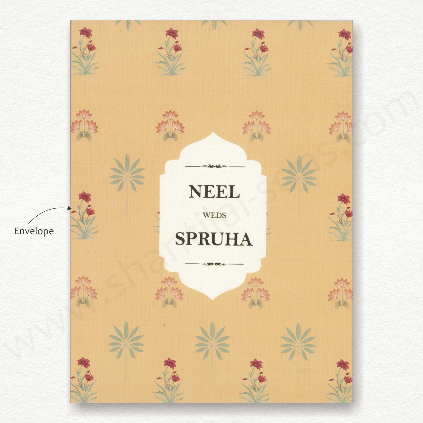 Designer Wedding Card | SS - 8130