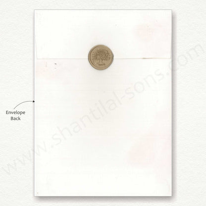 Elegant Designer Wedding Card | SS - 8141