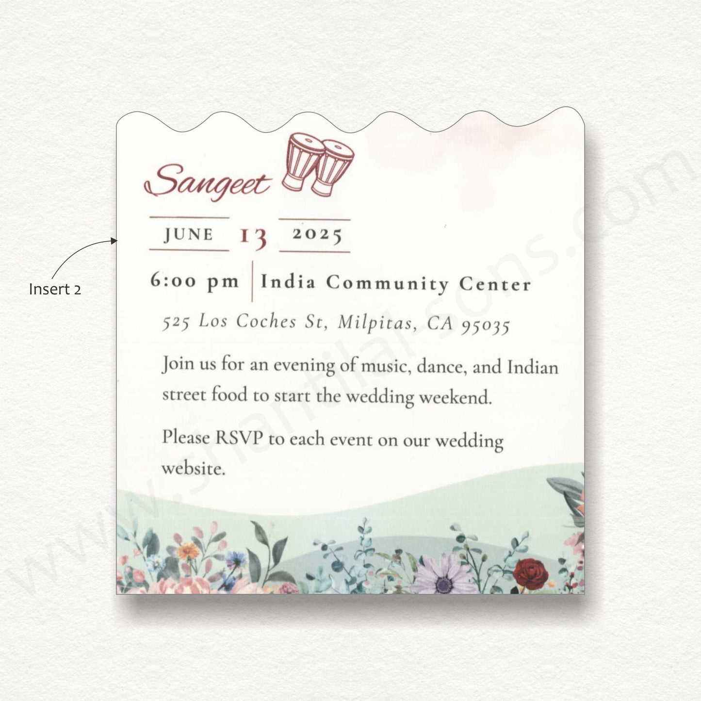 Elegant Designer Wedding Card | SS - 8141