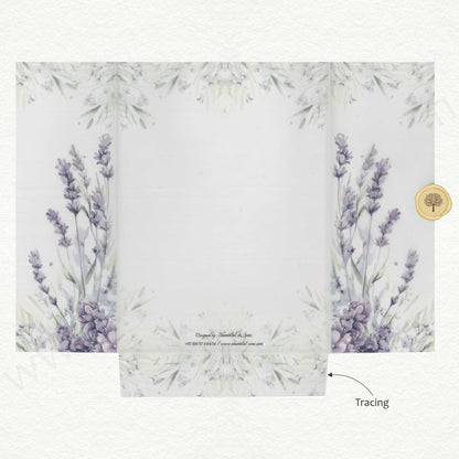 Floral Classy Wedding Card | SS - 80147