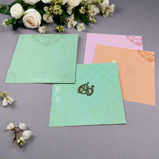 Floral Wedding Card | SS - 120