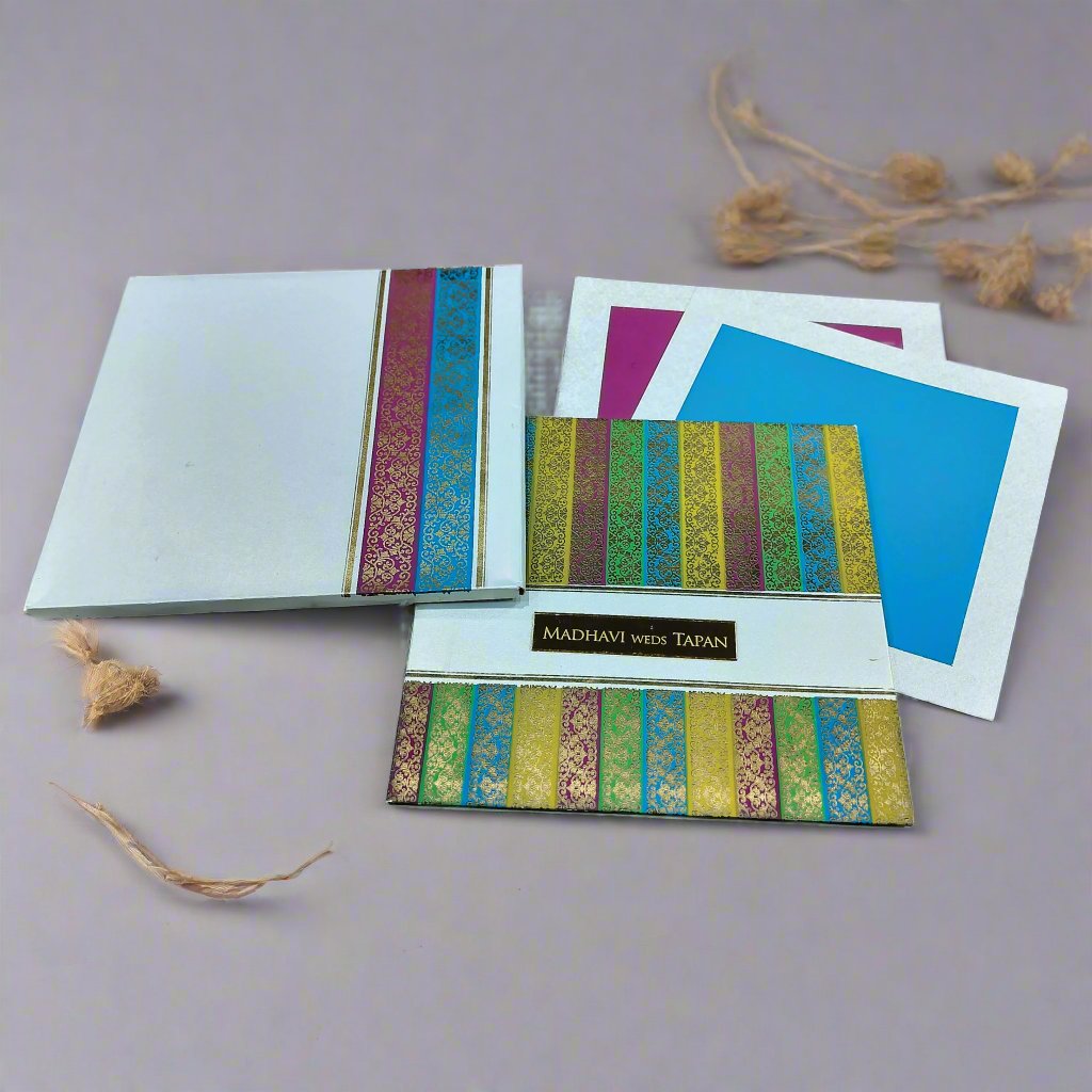 Traditional Wedding Card on Sale | SS - 3042