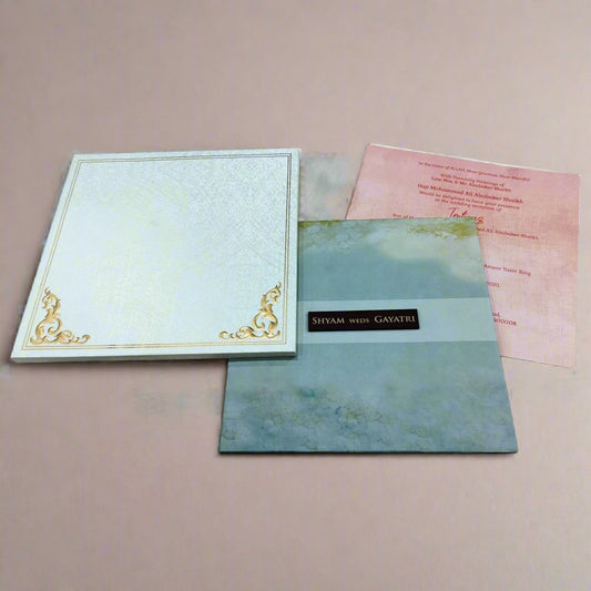 Traditional Wedding Card on Sale | SS - 4001