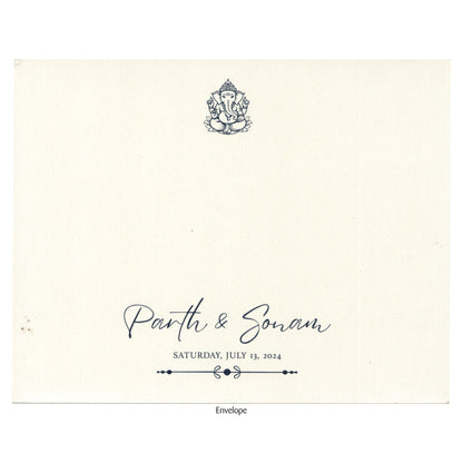 Elegant Wedding Invitation with Wax Seal | SS - 5001